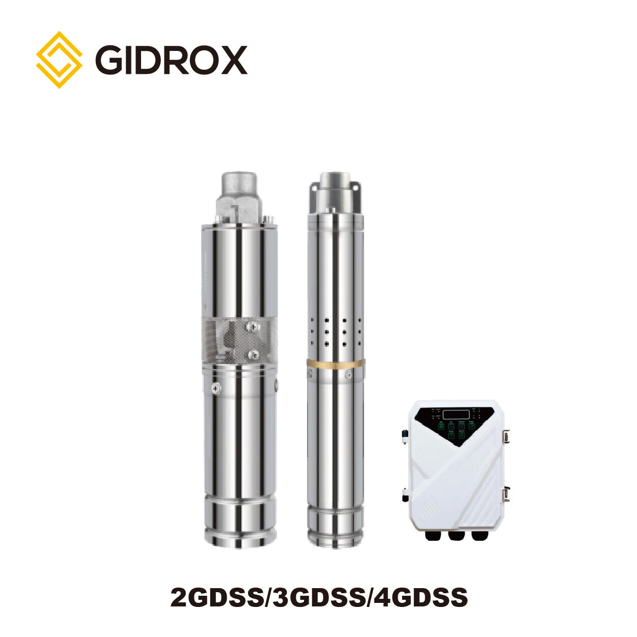 GIDROX 2”/3”/4”DC BRUSHLESS SCREW SOLAR PUMP-2GDSS/3GDSS/4GDSS