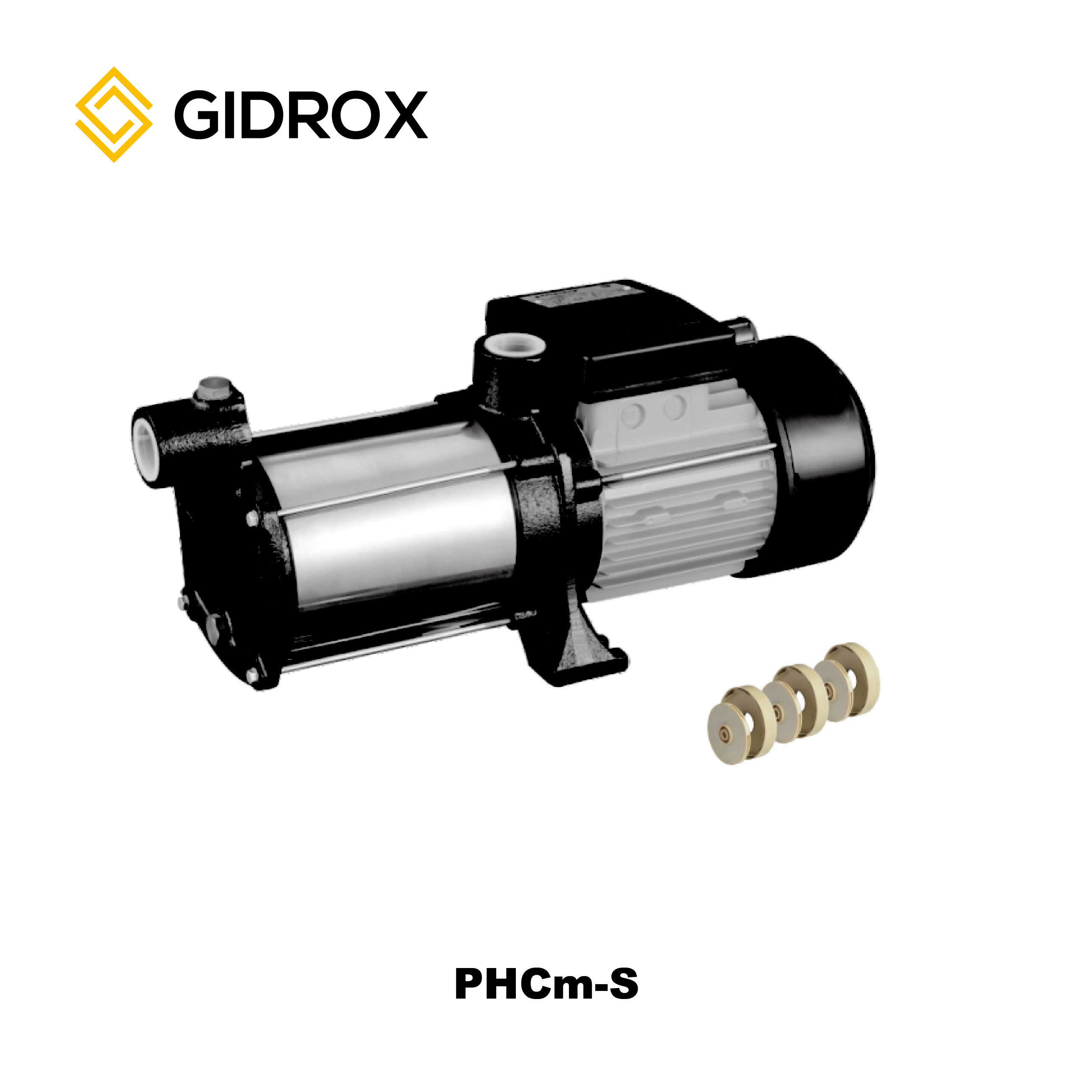 GIDROX STAINLESS STEEL MULEISTAGE CENTRIFUGAL PUMP-PHCm-S