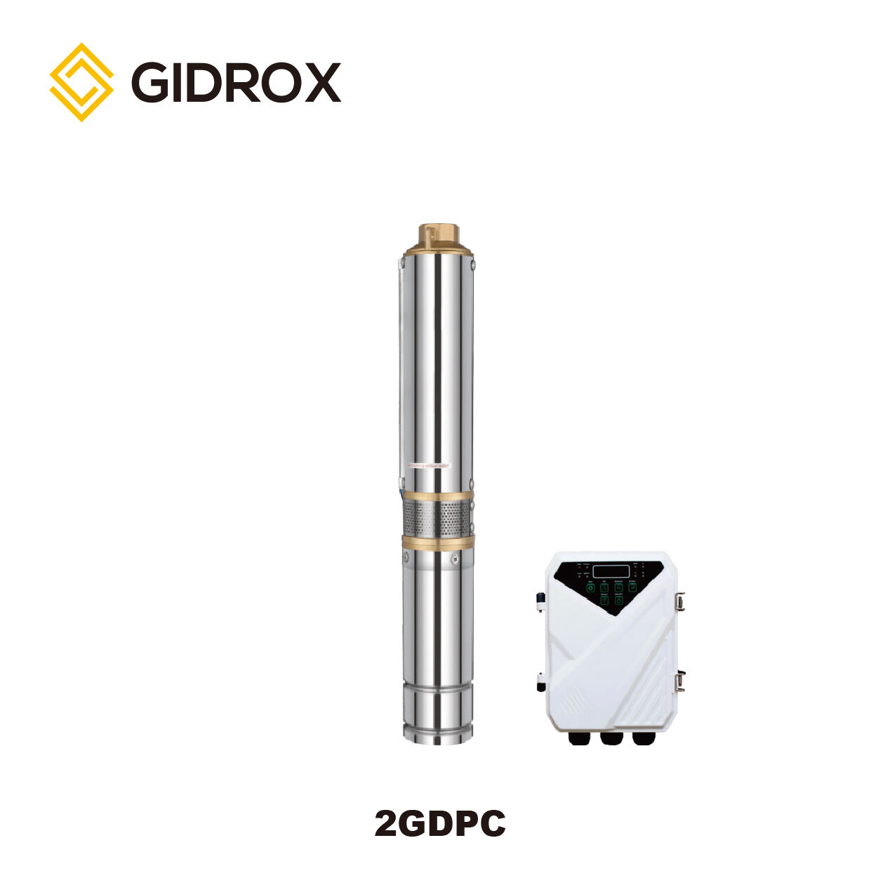 GIDROX 2”DC BRUSHLESS SOLAR PUMP WITH PLASTIC IMPELLER-2GDPC