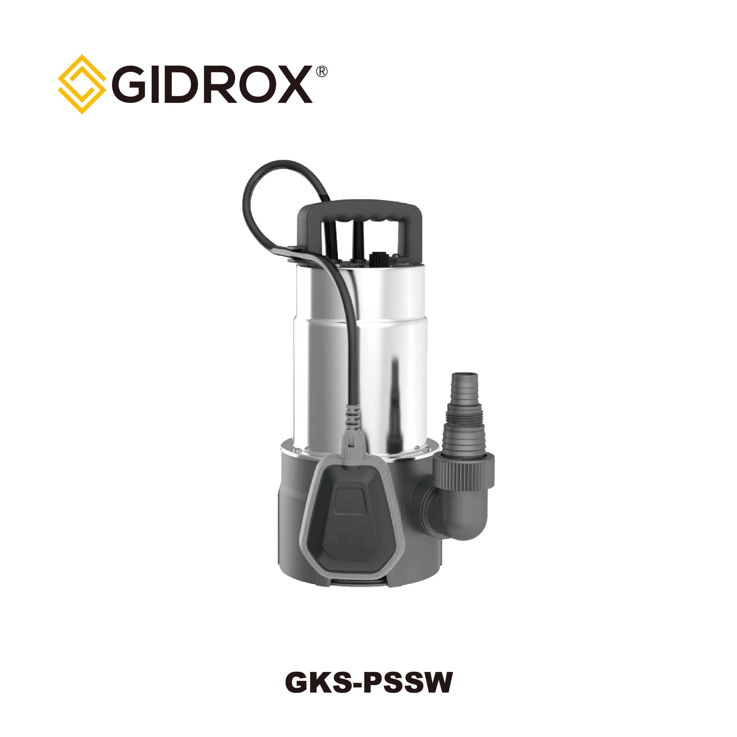GIDROX POWERFUL SUBMERSIBLE DRAINAGE PUMP-GKS-PSSW