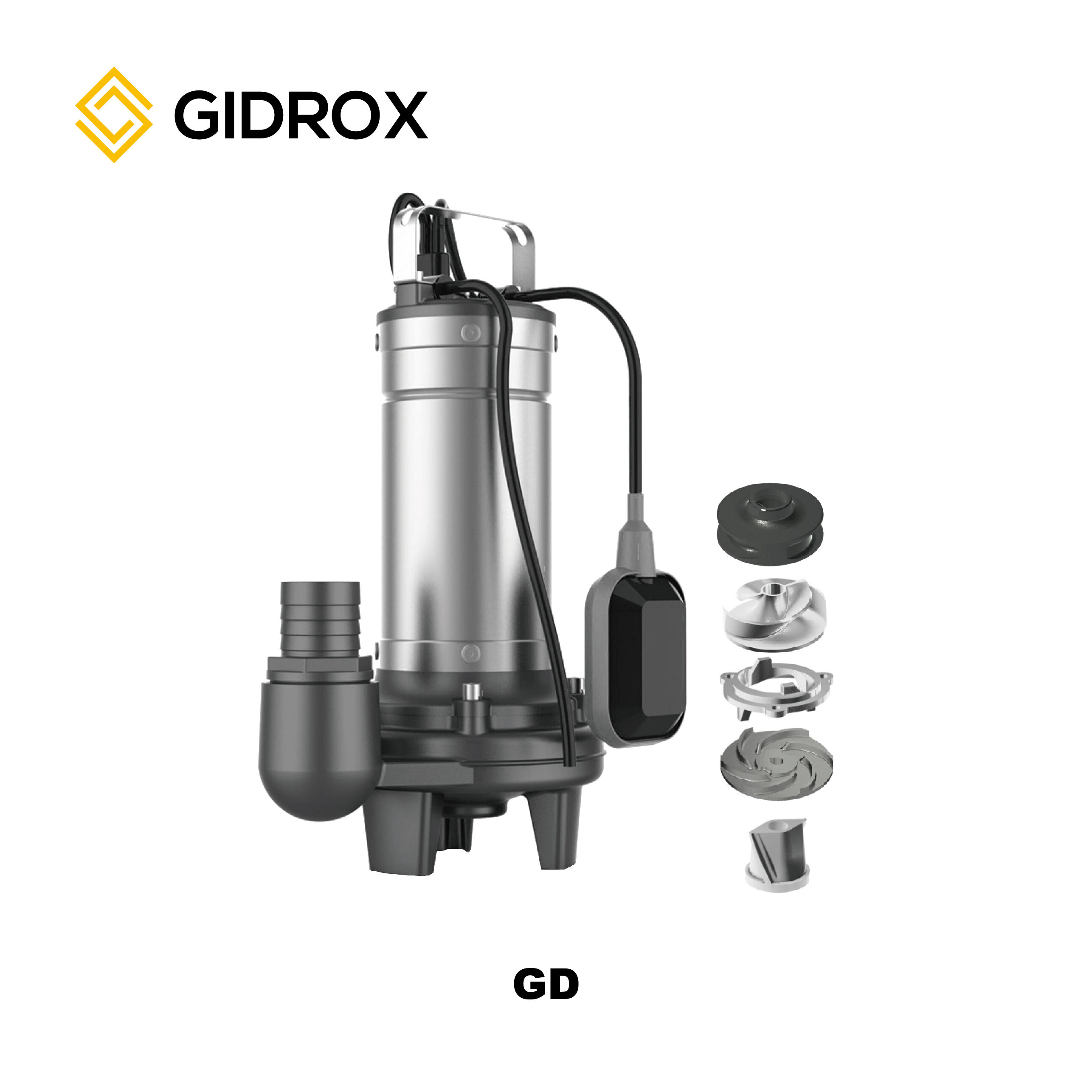 GIDROX SUBMERSIBLE SEWAGE PUMP-GD