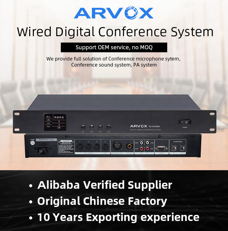 RC-6530MA Digital Wired Discussing Conference System Controller factory