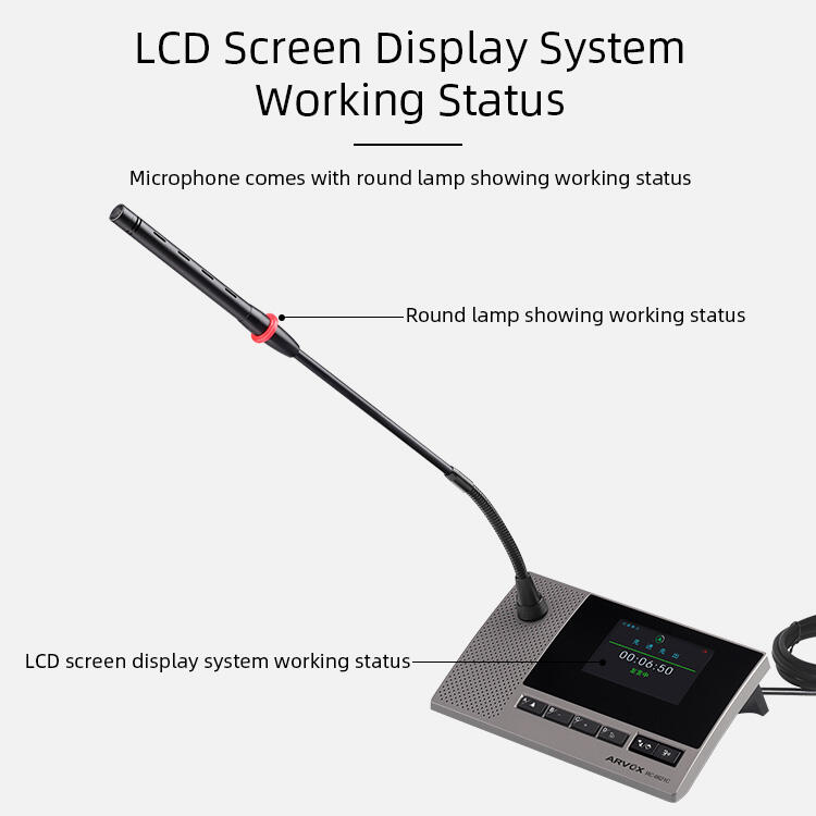 RC-6621C/D Digital Conference System Microphone factory