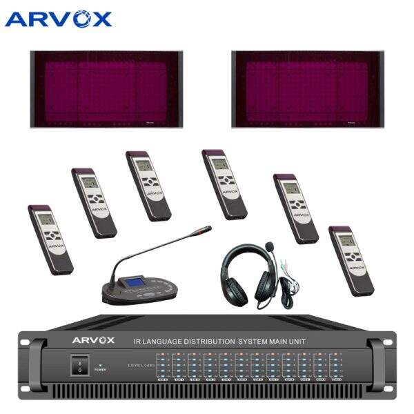 RC-7000 Series IR wireless simultaneous language distribution system 4/6/8/10/12 channel