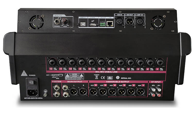 RM-16 18 channels signal Professional Mixer details