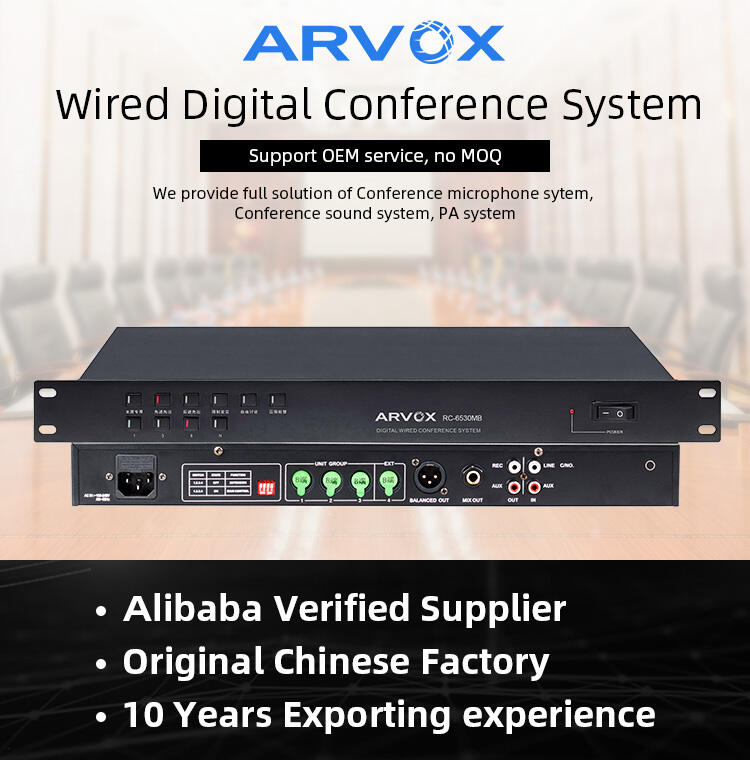 RC-6530MB Digital Wired Discussing Conference System Controller supplier