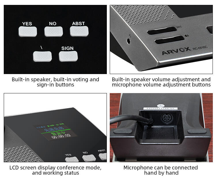 RC-6616C/D Digital Conference System Microphone factory