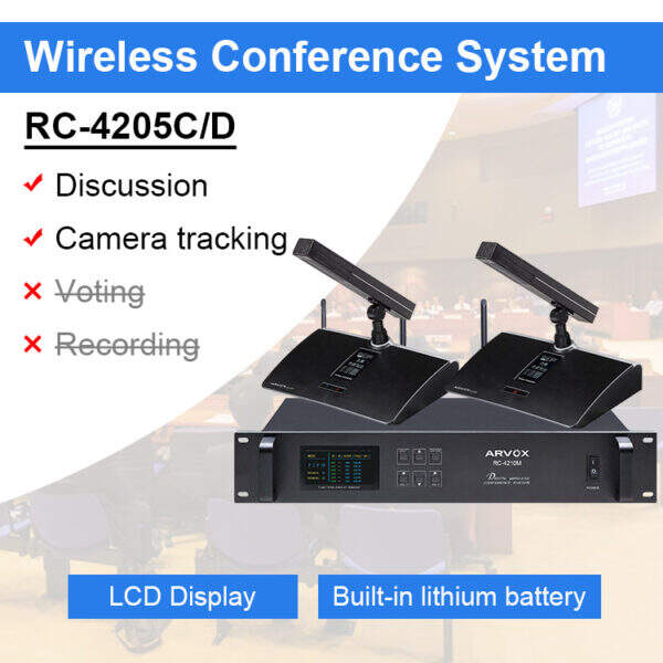 RC-4205C/D Digital Wireless Conference System Microphone