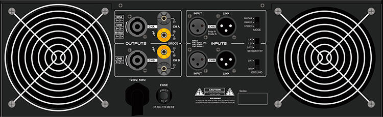 RPD Series 2CH Class AB Professional Power Amplifier factory