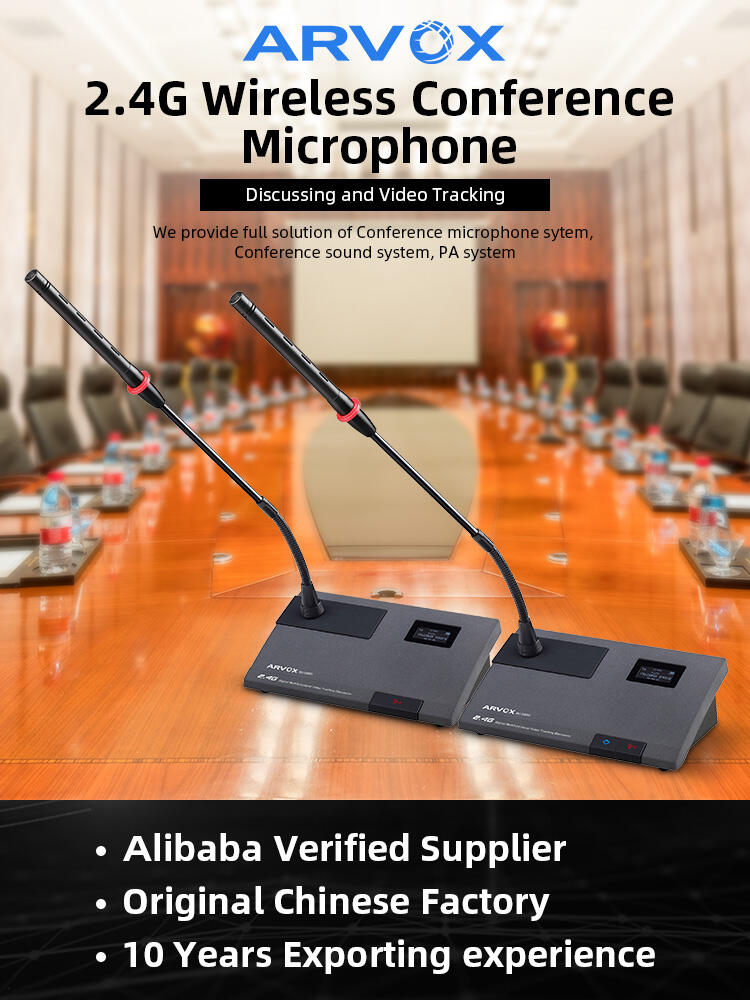 RC-2402C/D 2.4G Wireless Video-Tracking Conference Microphone supplier