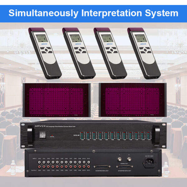 RC-7000 Series IR Simultaneously Interpretation System 4/6/8/10/12 Channel