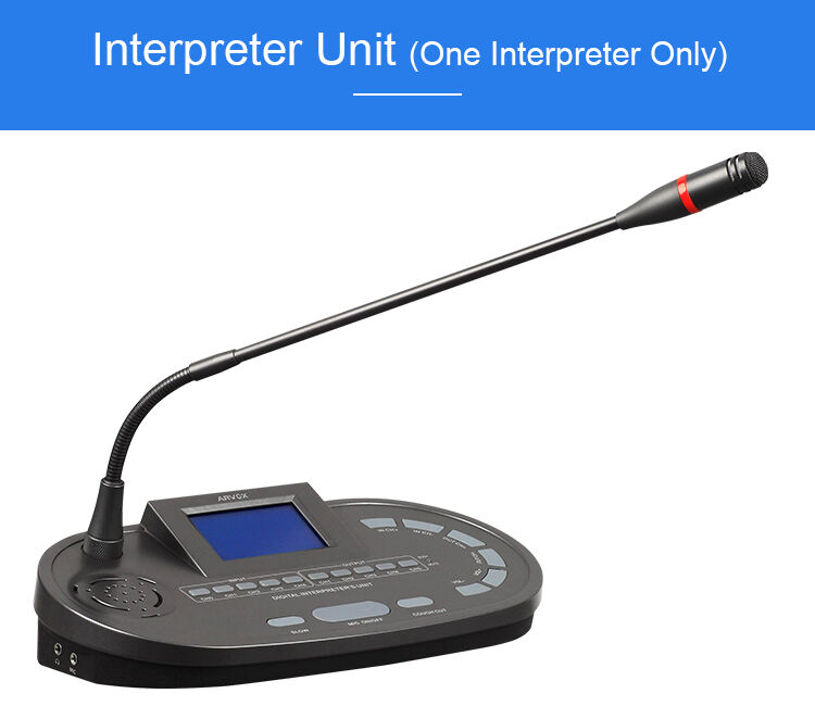 RC-7401 Single Channel Interpreter Microphone Unit (For one interpreter Only) supplier