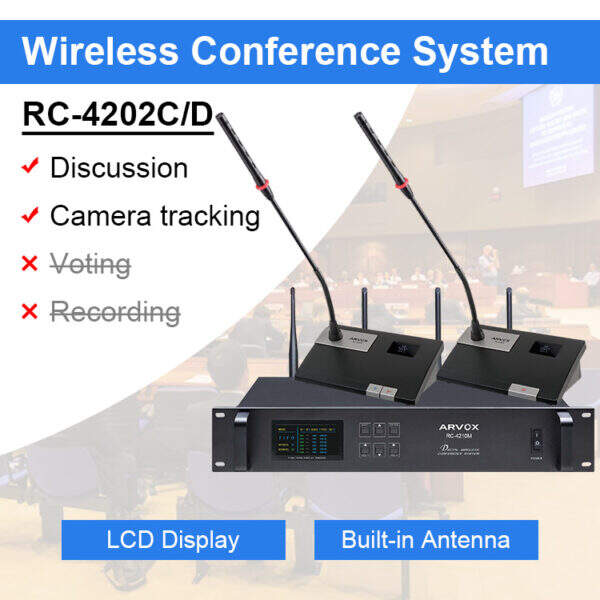 RC-4202C/D Digital Wireless Conference System Microphone