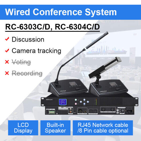 RC-6303C/D RC-6304C/D Digital Wired Conference Microphone