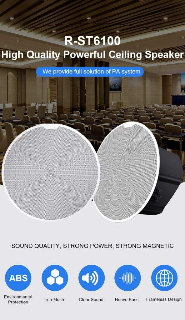  2 way smart frameless hanging ceiling speaker home theater sound system ceiling speaker manufacture