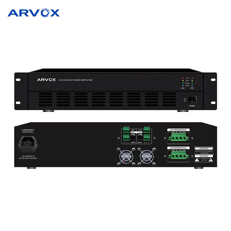 RP-2012D/2024D/2036D/2050D 2-CH Digital PA system pure power amplifIer