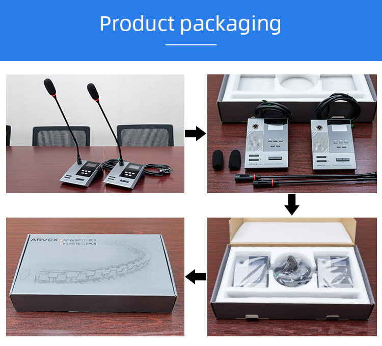 RC-6616C/D Digital Conference System Microphone supplier