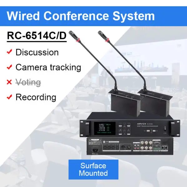 RC-6514C/D Digital Wired Discussing Conference Microphone