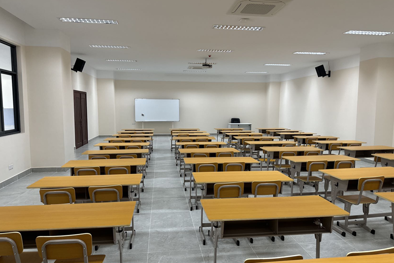 ARVOX Pro sound speakers installed in technical school in Cambodia