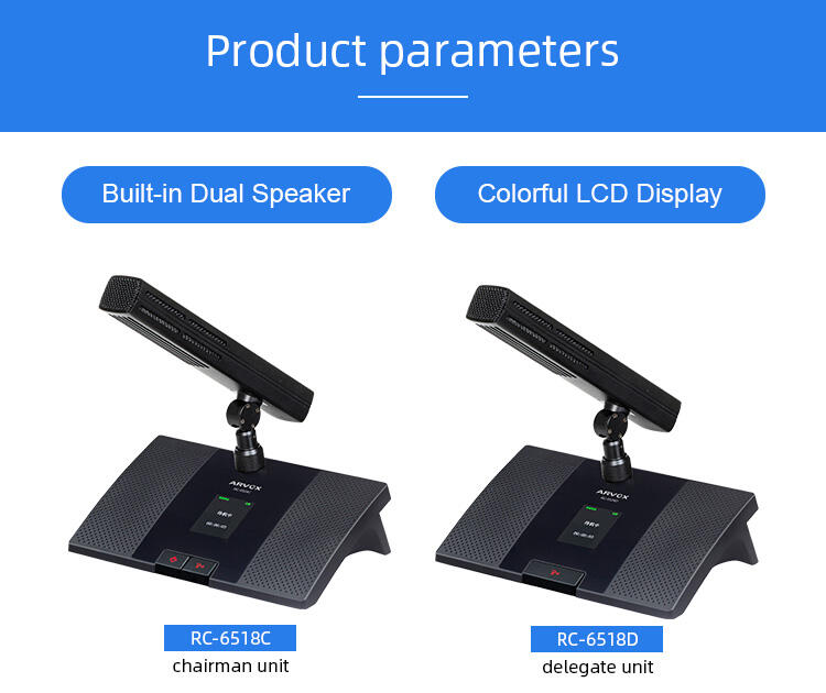 RC-6524C/D Digital Wired Conference Microphone details