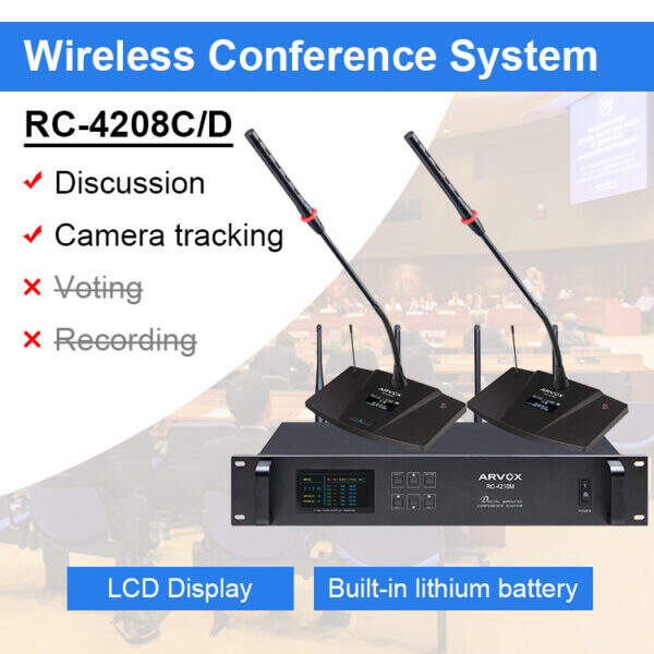 RC-4208C/D Digital Wireless Conference System Microphone