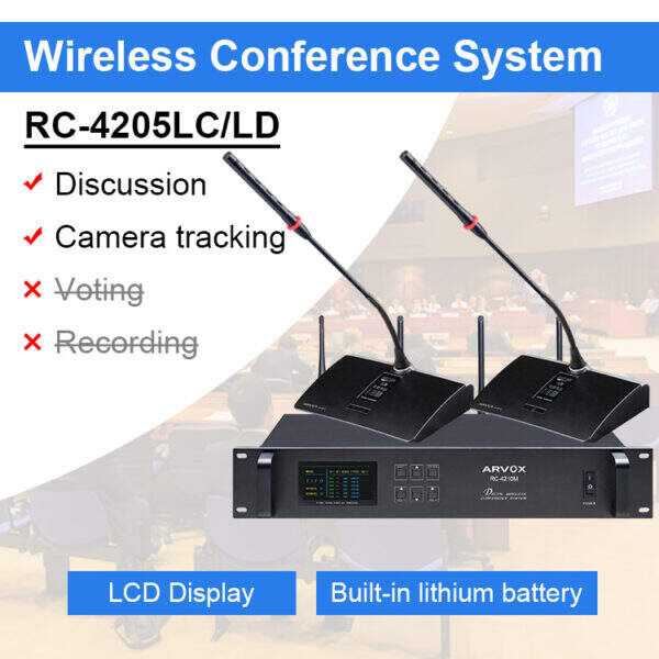 RC-4205LC/D Digital Wireless Conference System Microphone