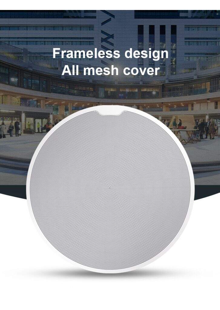  2 way smart frameless hanging ceiling speaker home theater sound system ceiling speaker supplier