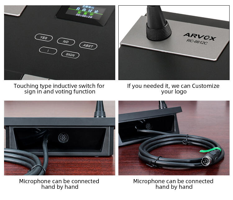 RC-6612C/D Digital Conference System Microphone factory