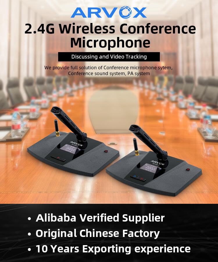 RC-2401C/D 2.4G Wireless Video-Tracking Conference Microphone manufacture