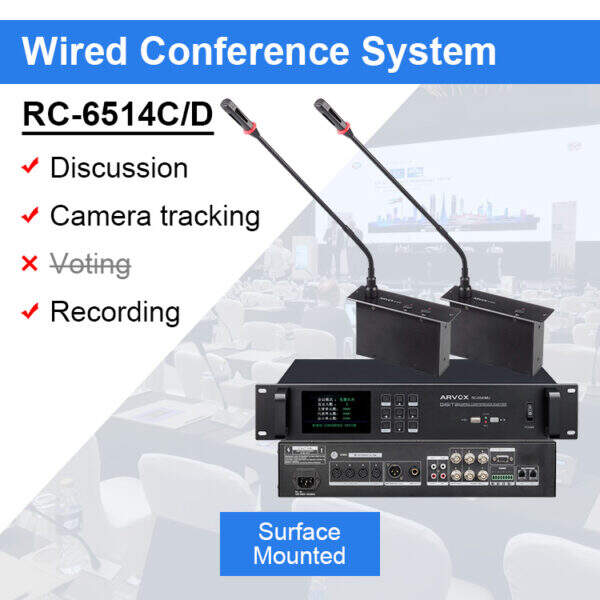 RC-6514C/D Digital Wired Discussing Conference Microphone