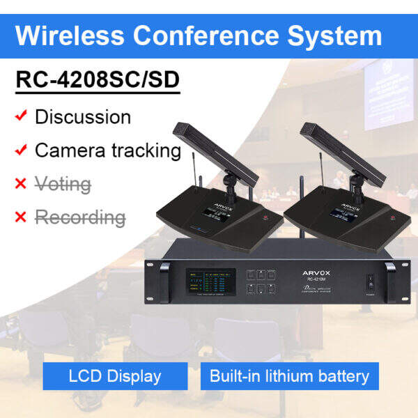 RC-4208SC/D Digital Wireless Conference System Microphone