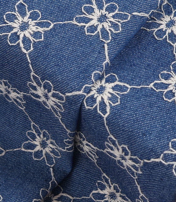 The Unmatched Quality of Our Embroidered Denim Fabric