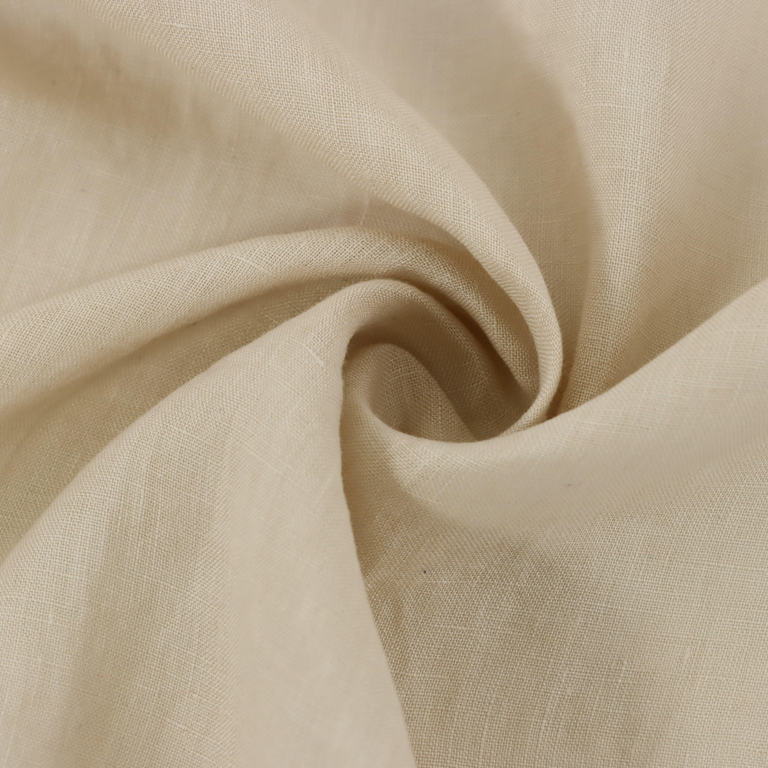 100% Linen Pure Yarn Fabric Eco-Friendly Woven Plain Linen Cloth for Clothing Design for Boy and Girl Shirts linen fabric manufacture