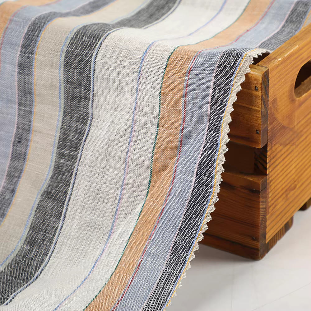 Manufacturer Wholesale Cheap Price 100% Pure White Flax Linen Fabric for Clothing Woven Garment Shirt Dress linen fabric manufacture