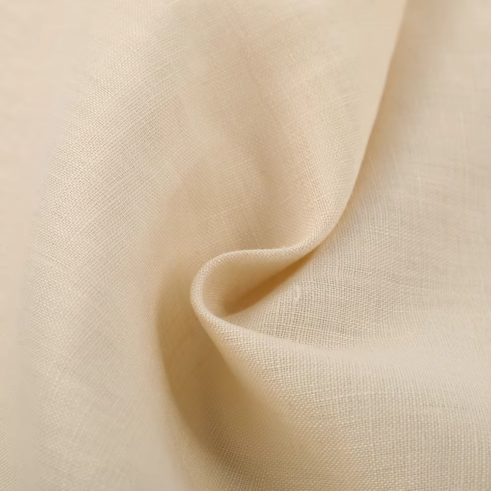 High Quality Custom Chinese Pure Linen Cloth Solid Color Plain Woven Durable Comfortable Eco-friendly Boys' Shirts Dresses linen fabric manufacture