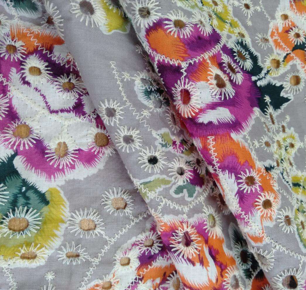 Uniqueness of Our Embroidered Silk Fabric
