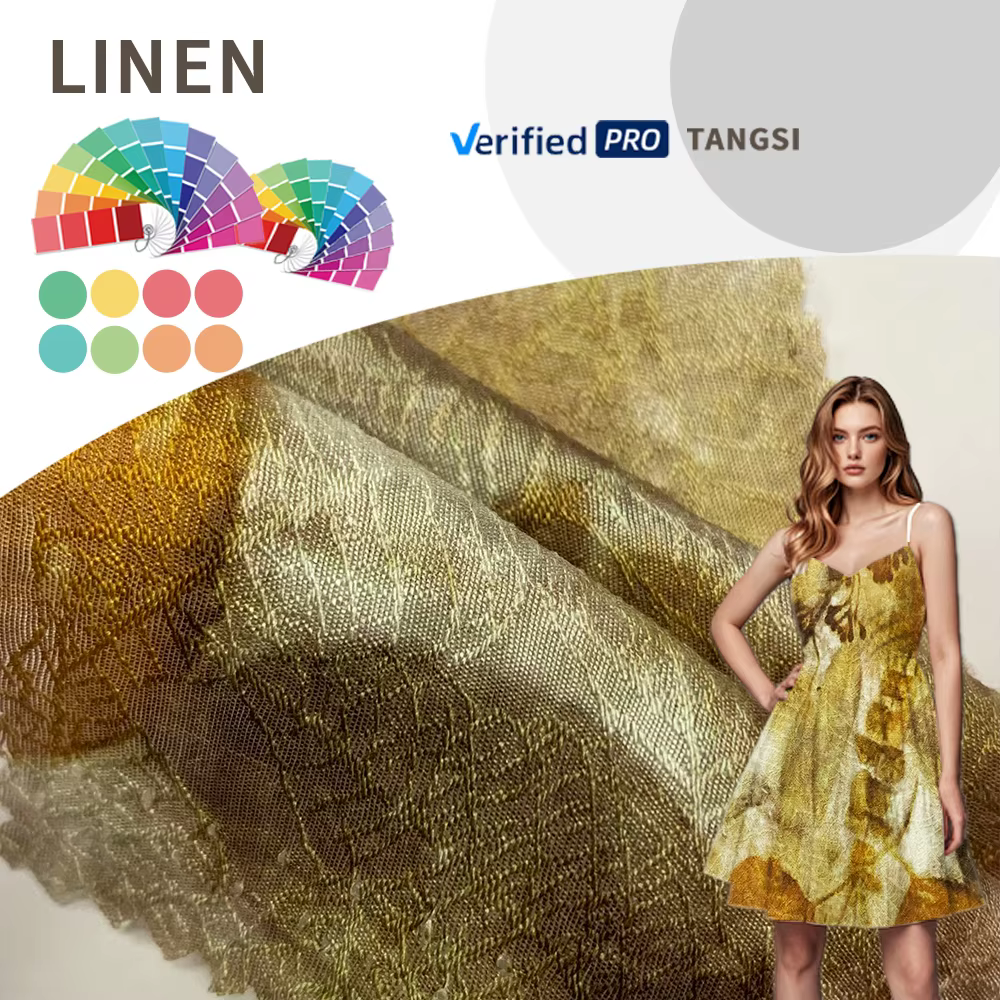 High Quality Wholesale Factory Woven Printed Jacquard Fabrics TENCEL NYLON for Girls Women's Clothing Dresses Shirt details