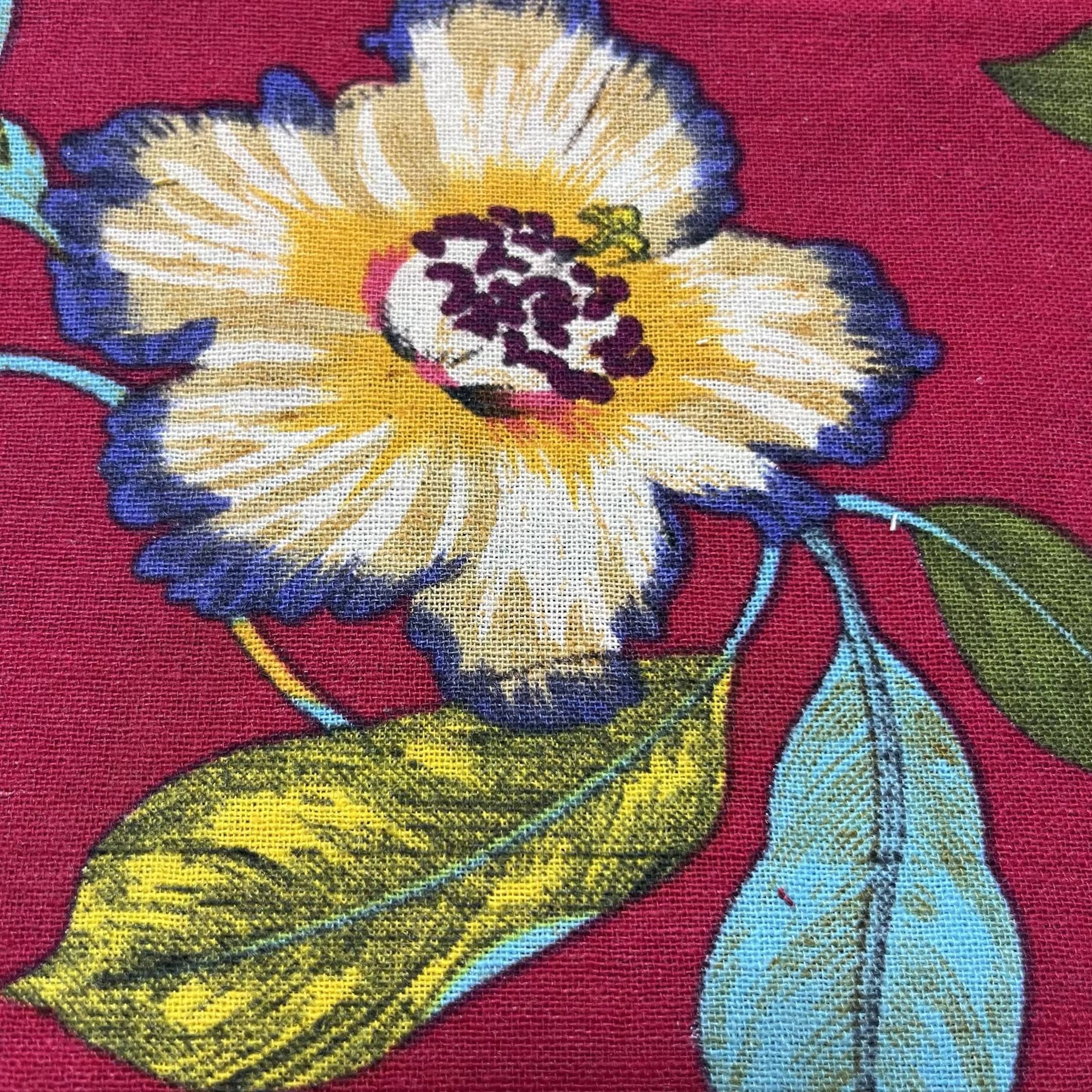 Chinese Factory Wholesale New Woven Digital Printed Fabric Floral Pattern Cotton Linen for Girls Women's Clothing Dress Shirt manufacture