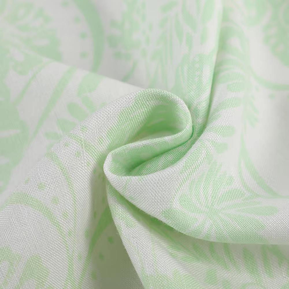 Factory Wholesale Custom Design Mediumweight Interweave 55%Linen 45%Viscose Print Fabric supplier