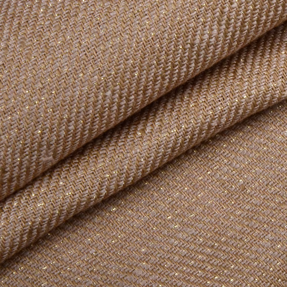 Linen Fabric Lurex Twill Soft Breathable Eco-friendly Skin-friendly Women and Men Clothes Dress Fabric for Clothing supplier