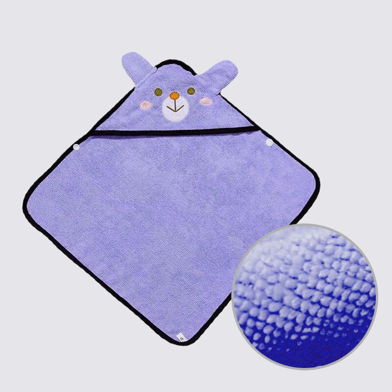 Absorbent Quick Dry Cartoon Microfiber Cat Dog Pet Bath Cleaning Towel