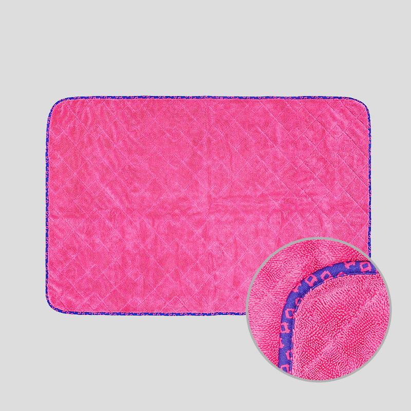 Punong Panglinis ng Kotse na Mikrofibra na May Nakaprint na Gilid at Nakakurap