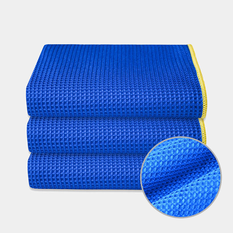  Microfiber Waffle Mirror Towel