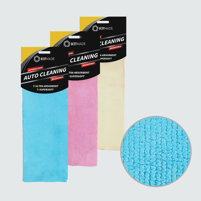 High Quality Double Sided Cleaning Towels Microfiber Drying Car Wash Towel