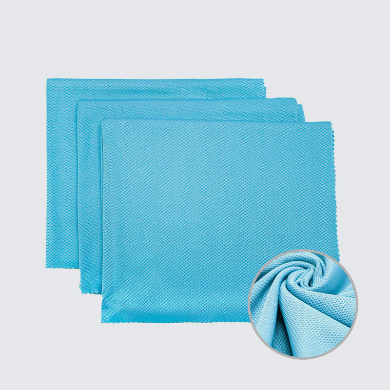 Water Absorption 100% Microfiber polyester Mesh fabric for Sport Towel