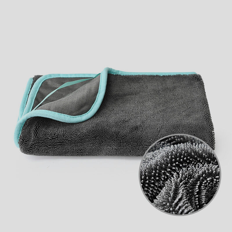Twisted Loop Drying Microfiber Towel para sa Paglilinis ng Kotse