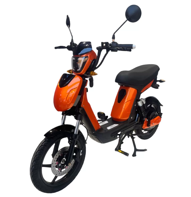 CYCLON-48V20AH Vuxen Elsparkcykel Ljus Orange Elegants Retro Lång Räckvidd 90KM Hastighet 32KM/H