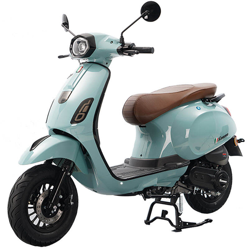 Popular Fashion 50CC Gasoline Scooter With Two Seat Gas Motorcycle - TESLA III 