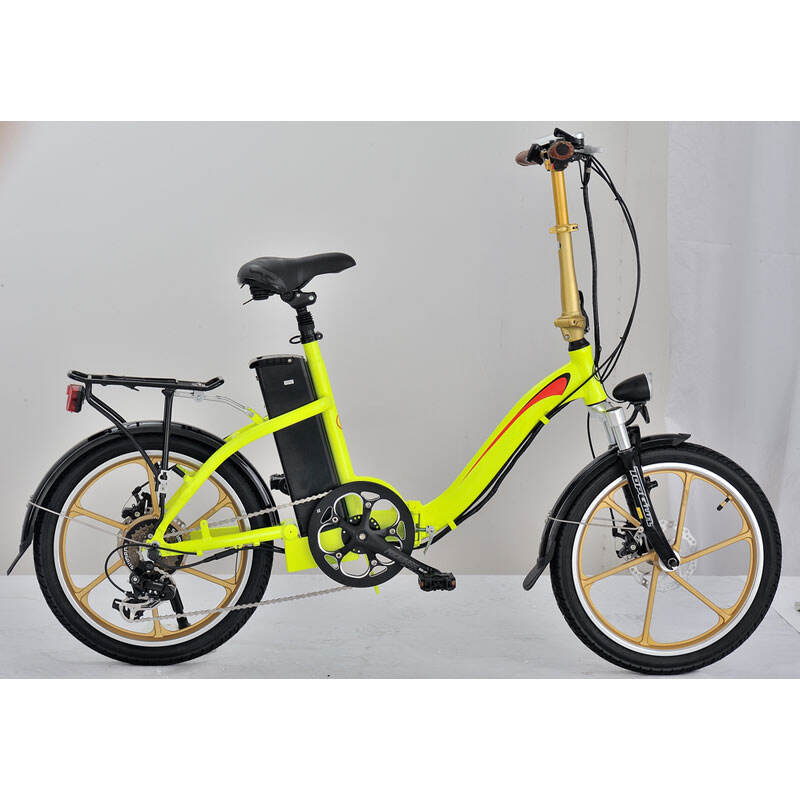 Disseny plegable de bicicleta elèctrica urbana de 36V 250W 10.4Ah Lítium TDN02Z