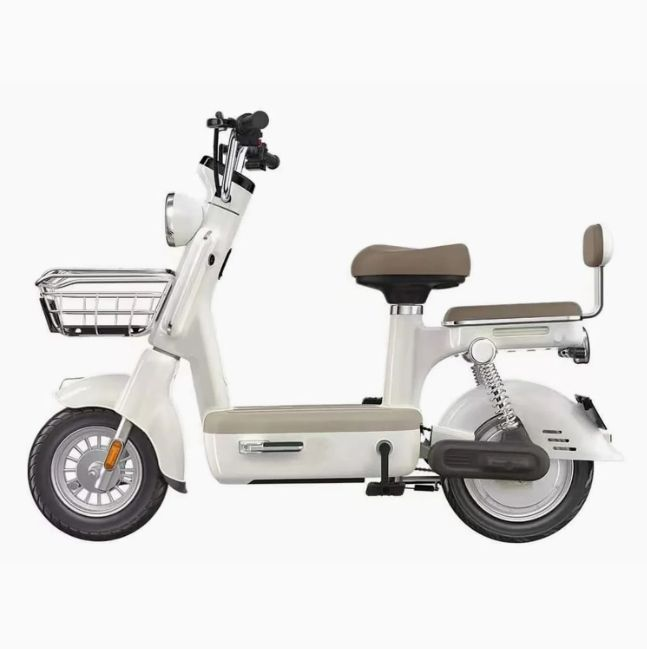 MODERN-550W 48V 20Ah Adult Electric Scooter Double Seater Retro And Simple Energy Saving 25KM/h
